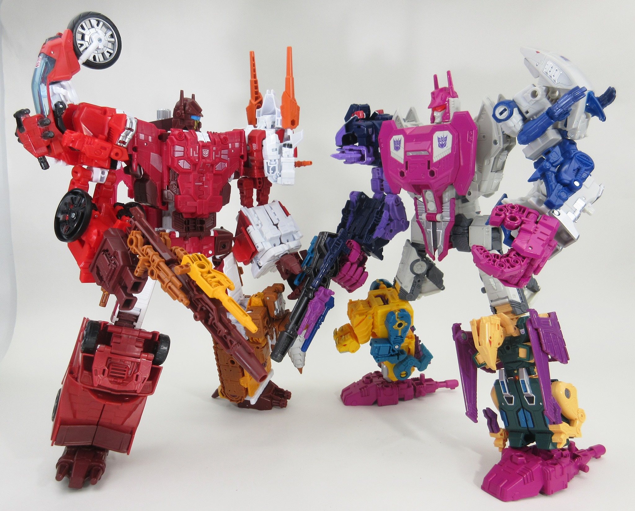 Takara Unite Warrior Computron vs Generation Selects Abominus Official In Hand Image